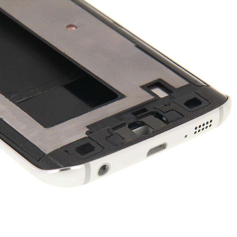 For Galaxy S6 Edge / G925 Full Housing Cover (Front Housing LCD Frame Bezel Plate + Back Plate Ho...