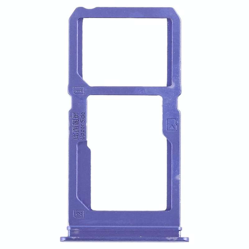 For Vivo X21i SIM Card Tray + SIM Card Tray / Micro SD Card Tray (Blue)