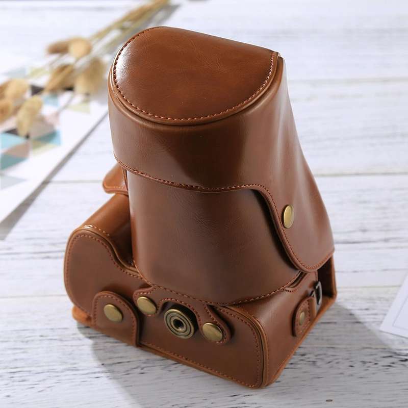 Full Body Camera PU Leather Case Bag for Nikon D5300 / D5200 / D5100 (18-55mm / 18-105mm / 18-140...