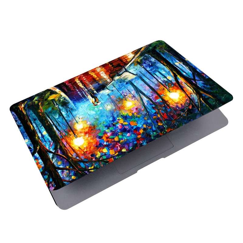 RS-704 Colorful Printing Laptop Plastic Protective Case for MacBook Pro 13.3 inch A1708 (2016 - 2...