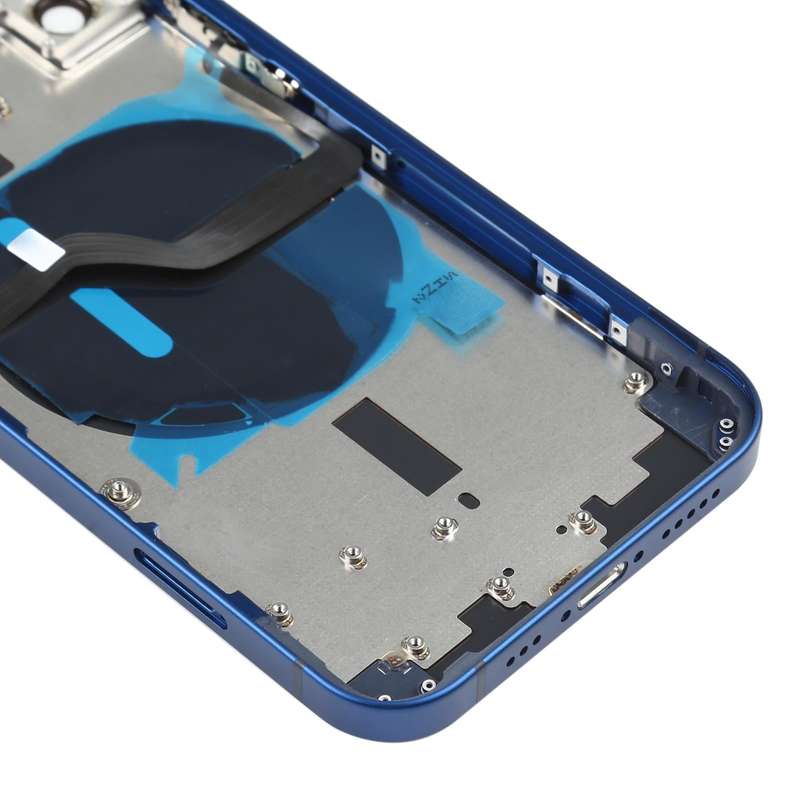 Battery Back Cover (with Side Keys & Card Tray & Power + Volume Flex Cable & Wireless Charging Mo...