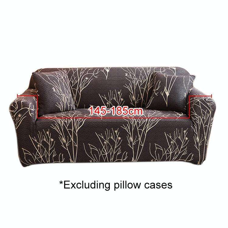 Double Seat Full Coverage Elastic Non-slip Sofa Cover(Wealth Tree)