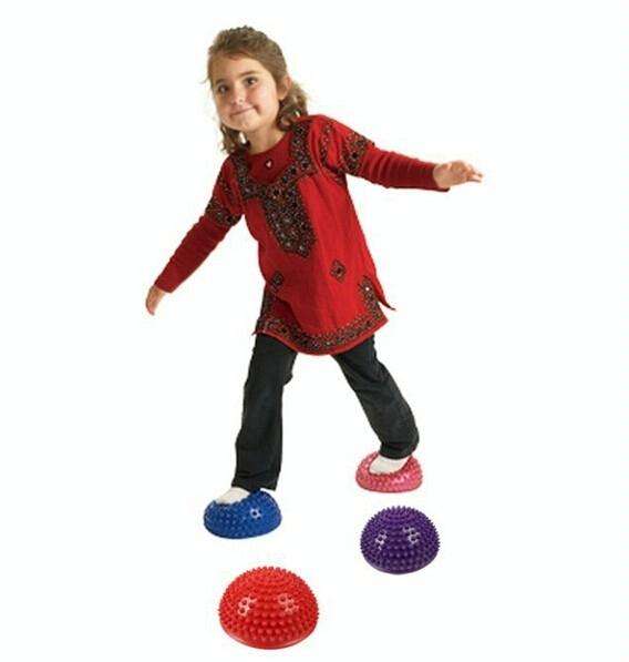 Hemisphere Balance Stepping Stones Durian Spiky Massage Ball Sensory Integration Indoor Outdoor G...