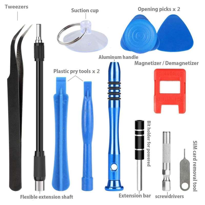 110 in 1 Watch Mobile Phone Disassembly Maintenance Tool Multi-function Chrome Vanadium Steel Scr...