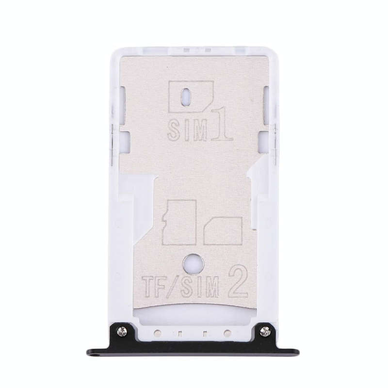 For Xiaomi Redmi Note 4X SIM & SIM / TF Card Tray(Black)