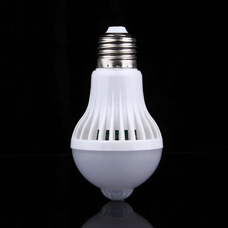 E27 5WInfrared Motion Sensor LED Light Bulb, Sensor Distance: 4-6m, AC 85-265V