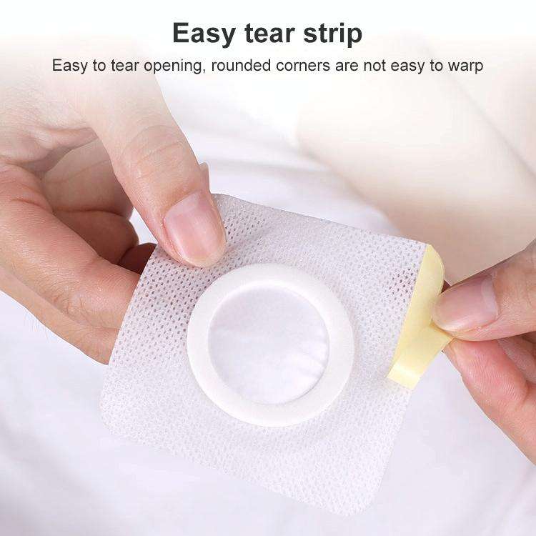 100 PCS 043 Square Breathable Non-woven Fabric Adhesive Wound Dressing Pad, Size:6 x 6 x 2cm(White)