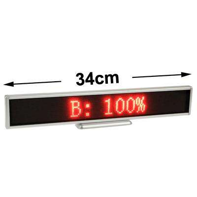 Programmable LED Moving Scrolling Message Display Sign Indoor Board, Display Resolution: 128 x 16...