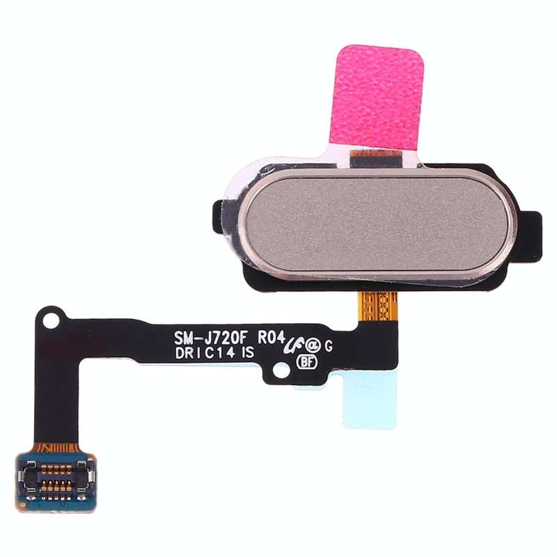 For Galaxy J7 Duo SM-J720F Fingerprint Sensor Flex Cable(Gold)