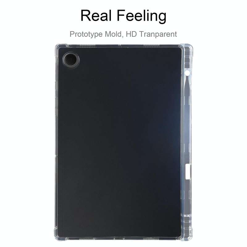 For Samsung Galaxy Tab A8 2021 0.75mm Transparent TPU Tablet Case with Pen Slot