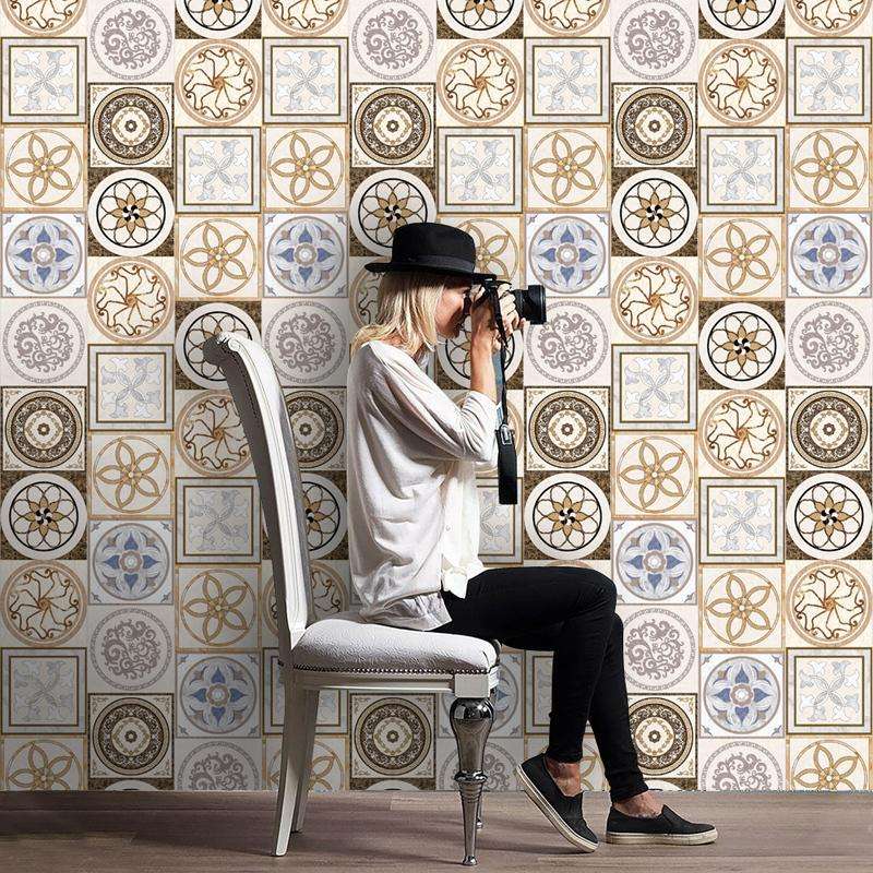 Thickened 3D Self-Adhesive Wall Tile Sticker Kitchen Oil-Proof PVC Sticker(005)
