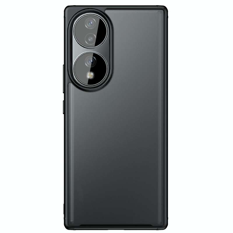For Honor 70 Four-corner Shockproof TPU + PC Phone Case(Black)