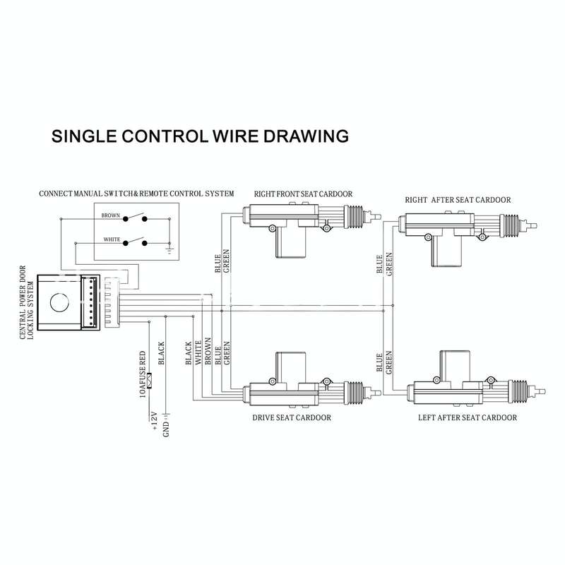 Car 12V Central Locking Host Box