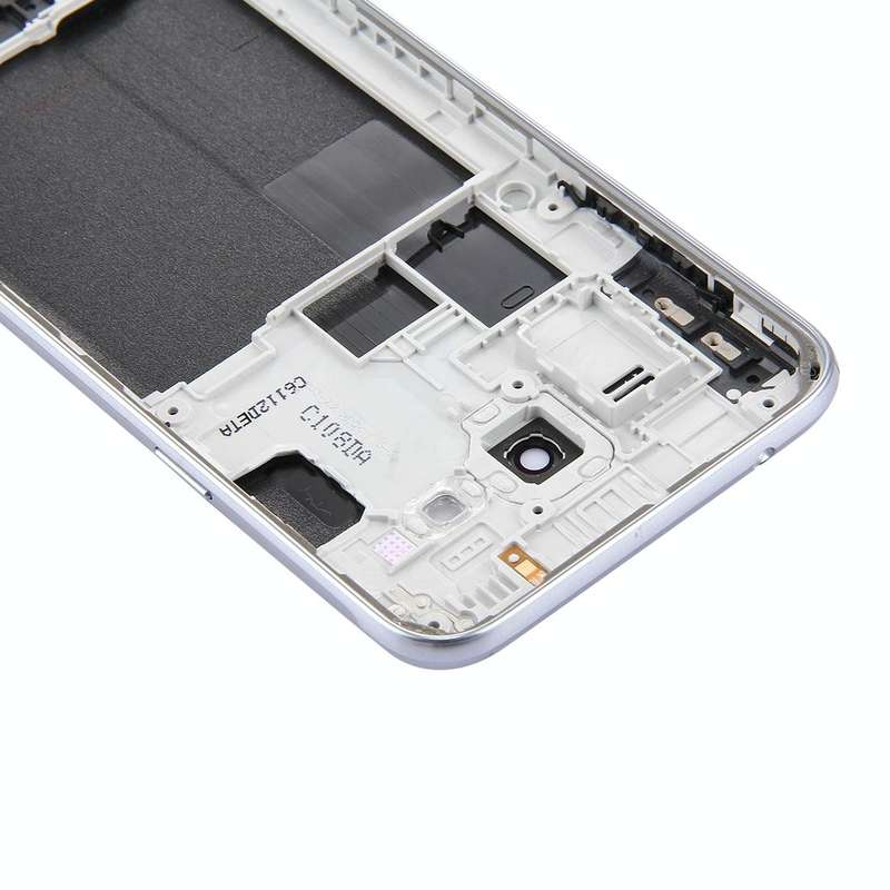 For Galaxy J3 (2016) / J320 Double card version Battery Back Cover + Middle Frame Bezel (Black)