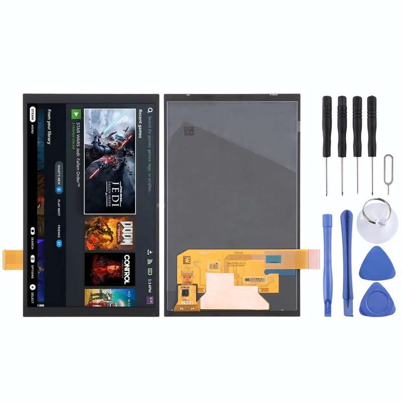 For Steam Deck OLED Original Matte Version LCD Screen with Digitizer Full Assembly