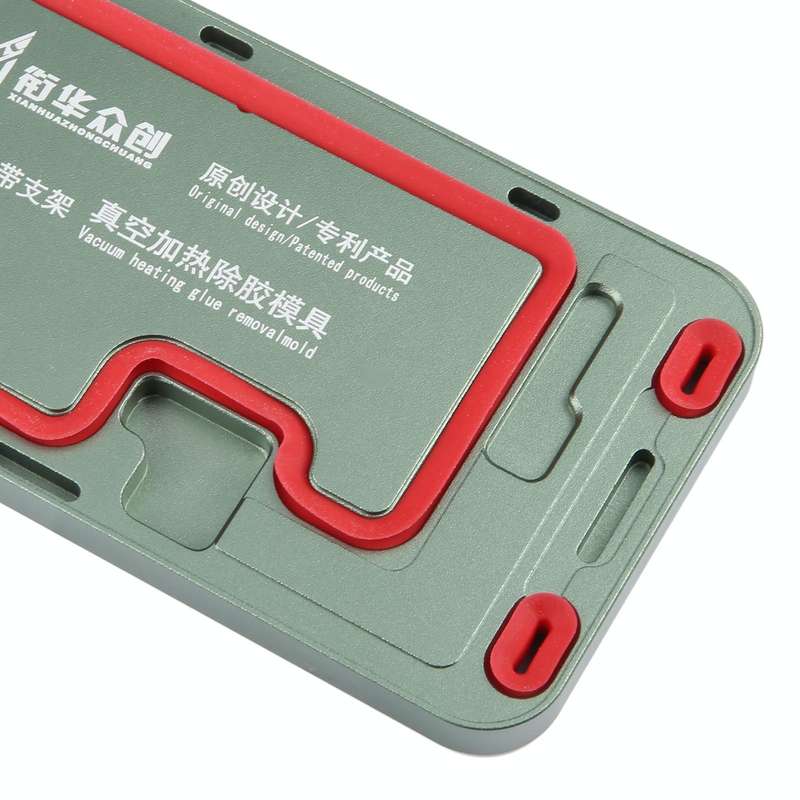 For iPhone 15 LCD Screen Frame Vacuum Heating Glue Removal Mold with Holder