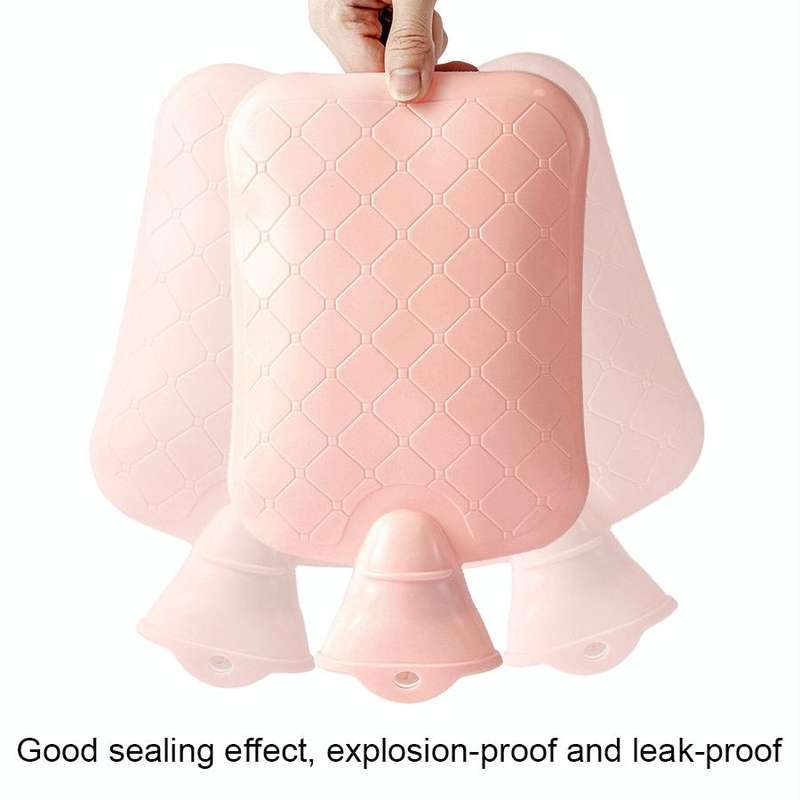 ZS103 Cartoon Plush Water-filled Explosion-proof Hot Water Bags, Spec: Intervened White(500ml)