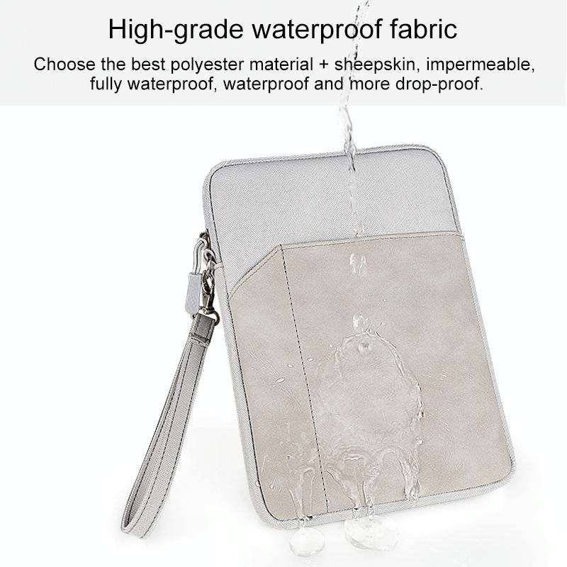 For 10.8 inch or Below Tablet ND00S Felt Sleeve Protective Case Inner Carrying Bag(Light Grey)