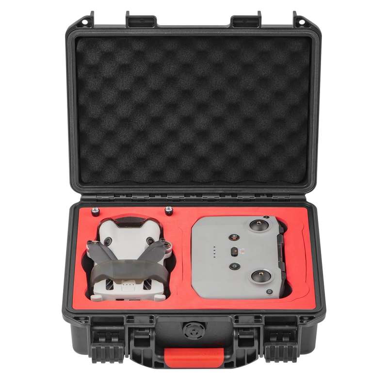 For DJI Mini 4 Pro STARTRC Standard Drone Kit Waterproof ABS Suitcase Storage Box (Black)