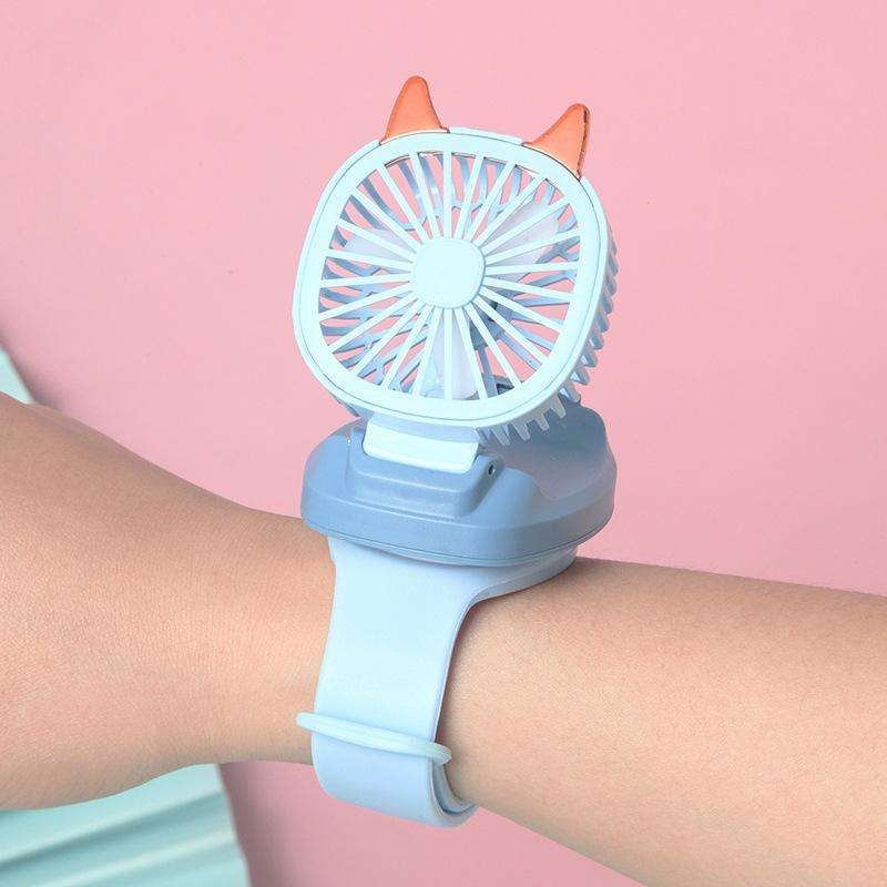 Watch Handheld Mini Fan(Purple)