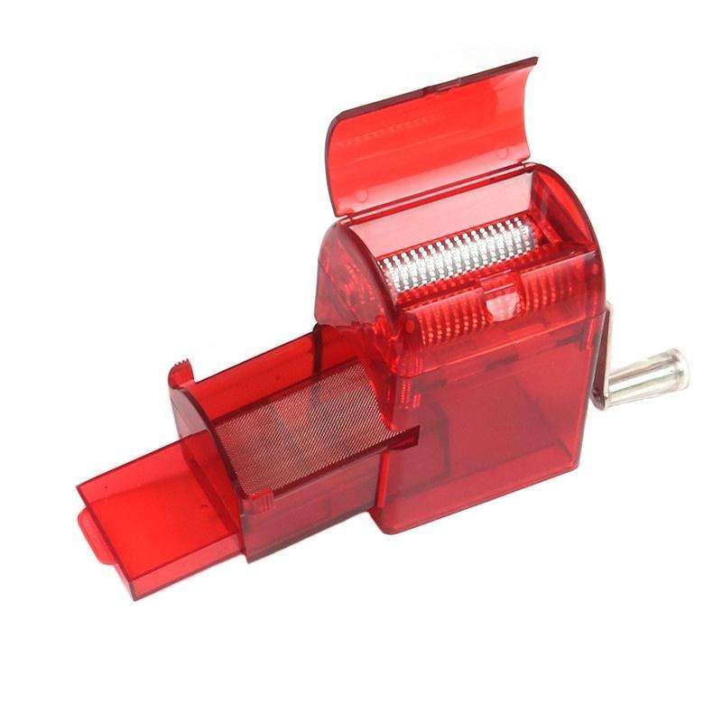 MYQ-053 Hand-cranked Cigarette Grinder Cigarette Puller Plastic Drawer Grinder(Black)