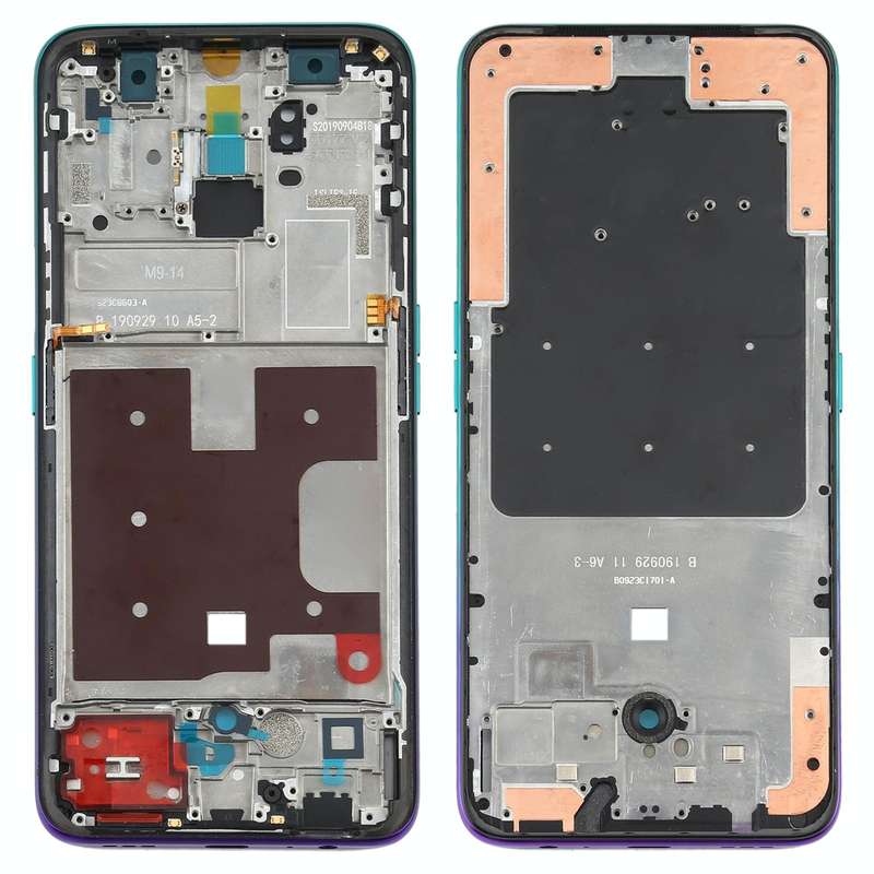 For OPPO Reno2 Z/Reno2 F PCKM70 PCKT00 CPH1945 CPH1951 CPH1989 Front Housing LCD Frame Bezel Plat...