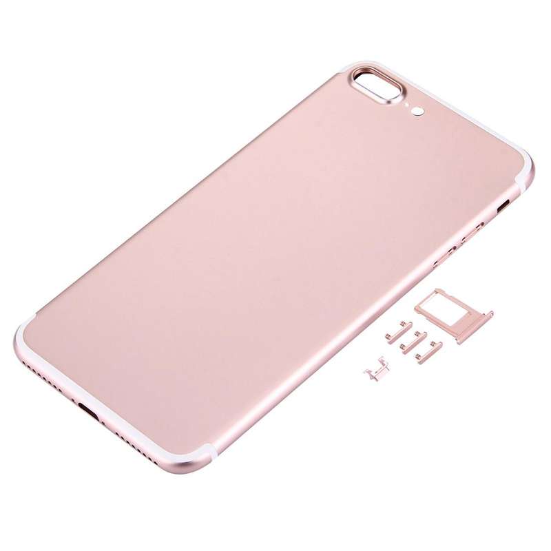5 in 1 for iPhone 7 Plus (Back Cover + Card Tray + Volume Control Key + Power Button + Mute Switc...
