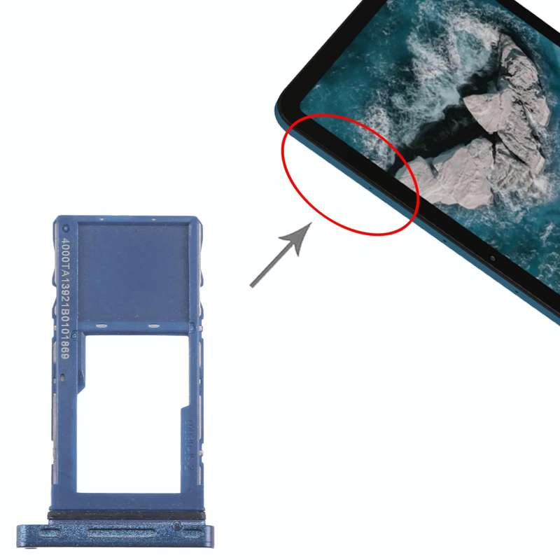 For Nokia T20 Original Micro SD Card Tray (Blue)
