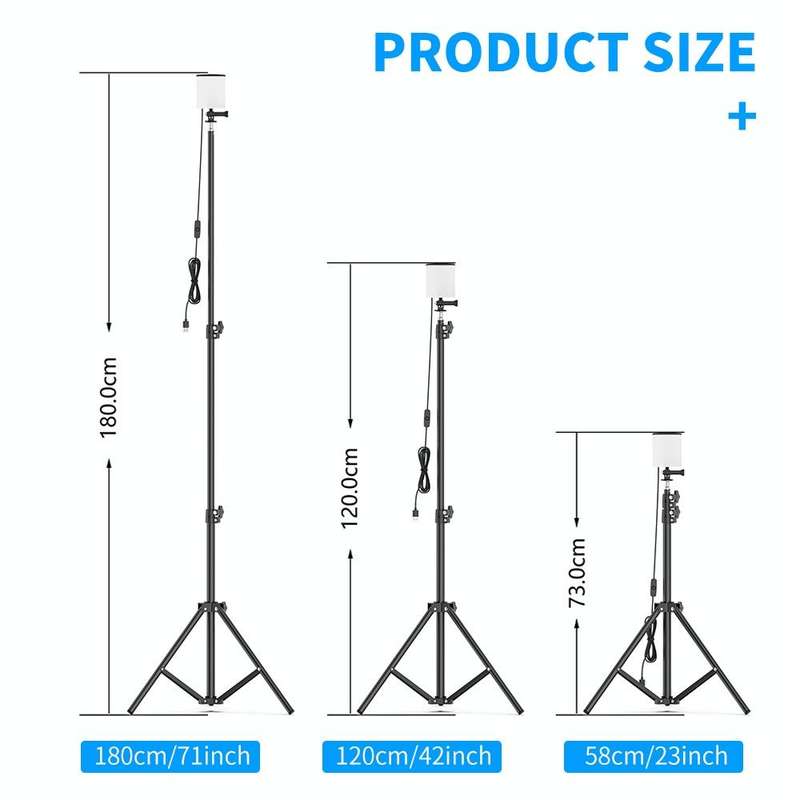 Multifunctional Portable Outdoor Camping Lamp Adjustable Bracket Work Lamp
