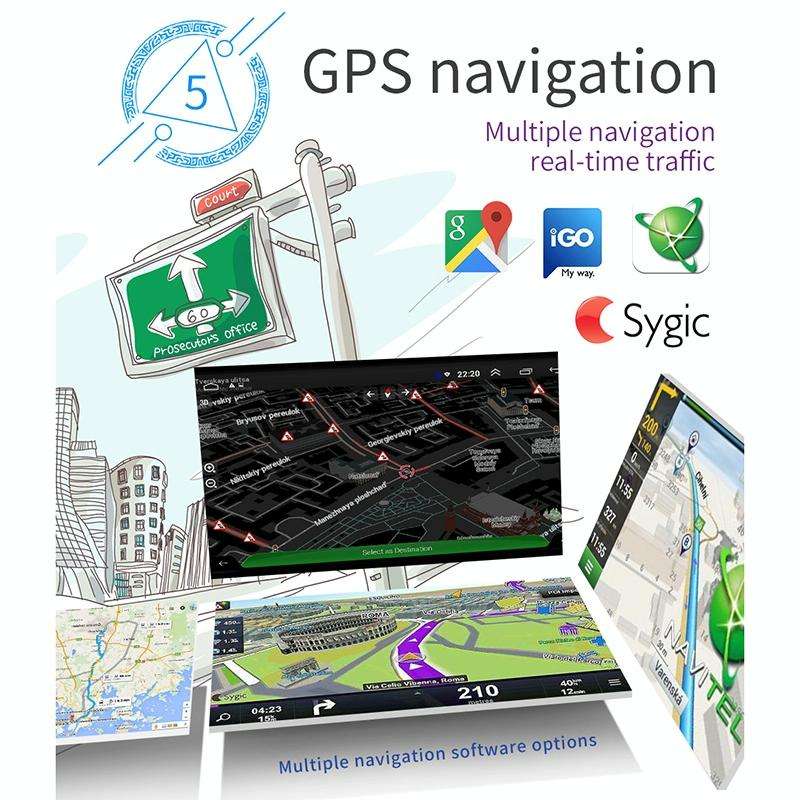 SWM 9702 Car HD 7 inch Android Radio Receiver MP5 Player, Support FM & Bluetooth & GPS & WiFi