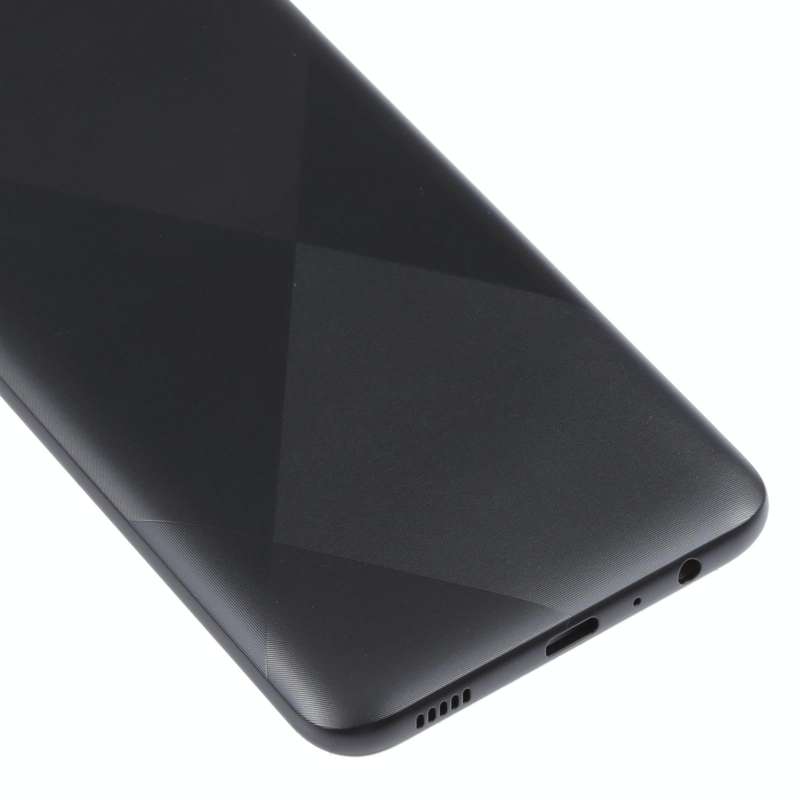 For Samsung Galaxy A02s Battery Back Cover (Black)
