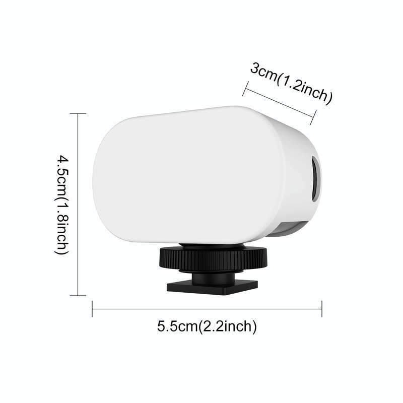 PULUZ Live Broadcast Video LED Light Photography Beauty Selfie Fill Light with Switchable 6 Color...