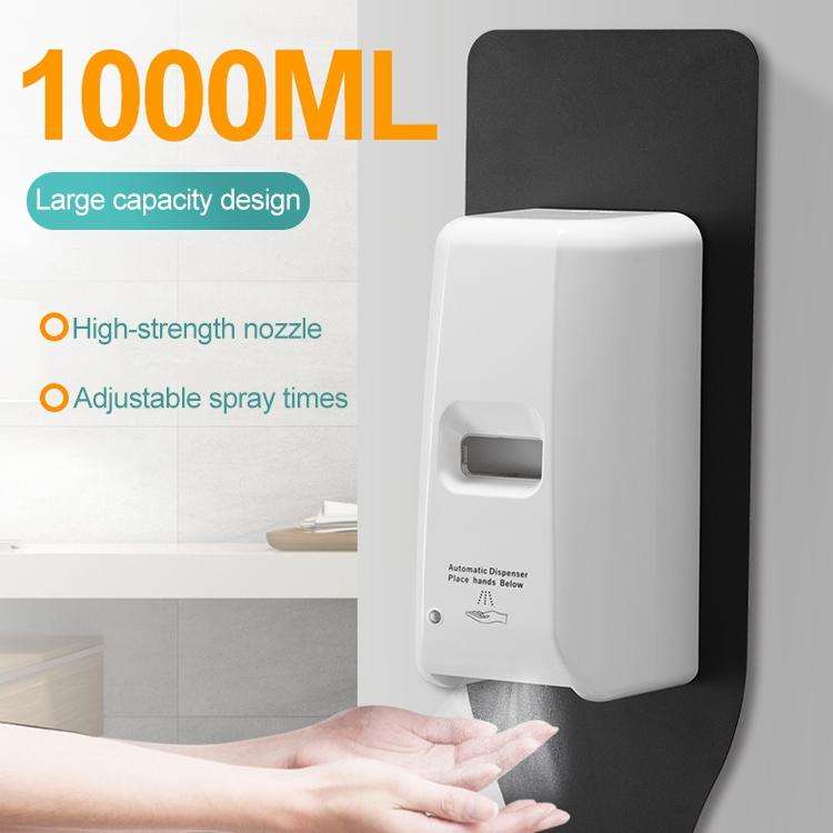 1000ml Wall-mounted Touchless Automatic Infrared Sensor Alcohol Liquid Spray Sanitizer Sterilizat...