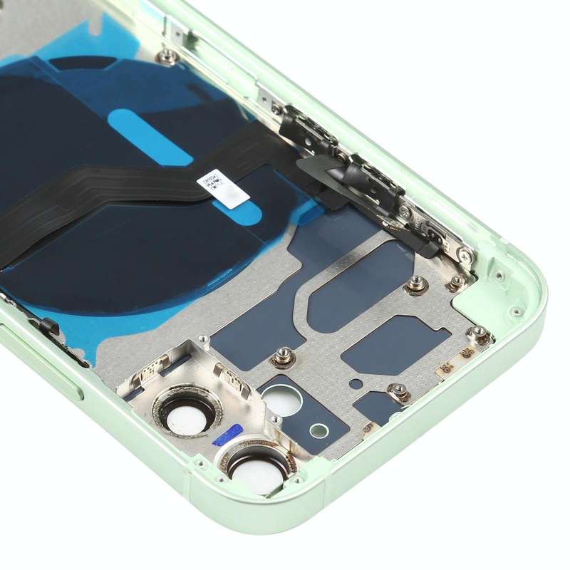 Battery Back Cover (with Side Keys & Card Tray & Power + Volume Flex Cable & Wireless Charging Mo...
