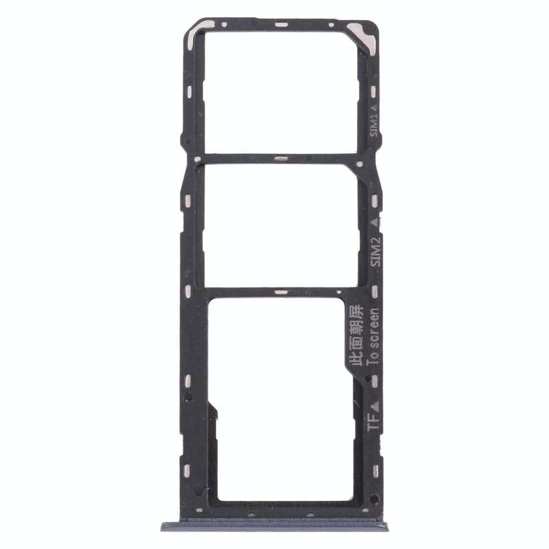 For OPPO Realme C11 RMX2185  SIM Card Tray + SIM Card Tray + Micro SD Card Tray (Grey)