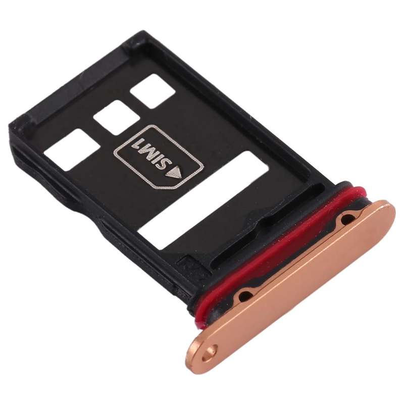 Original SIM Card Tray + NM Card Tray for Huawei Mate 30 Pro (Gold)