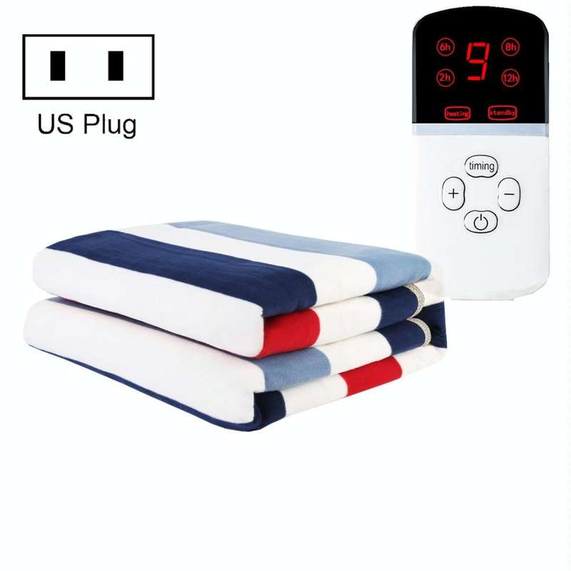 150x120cm Single Control Adjustable Temperature Electric Blanket Electric Mattress(US Plug)