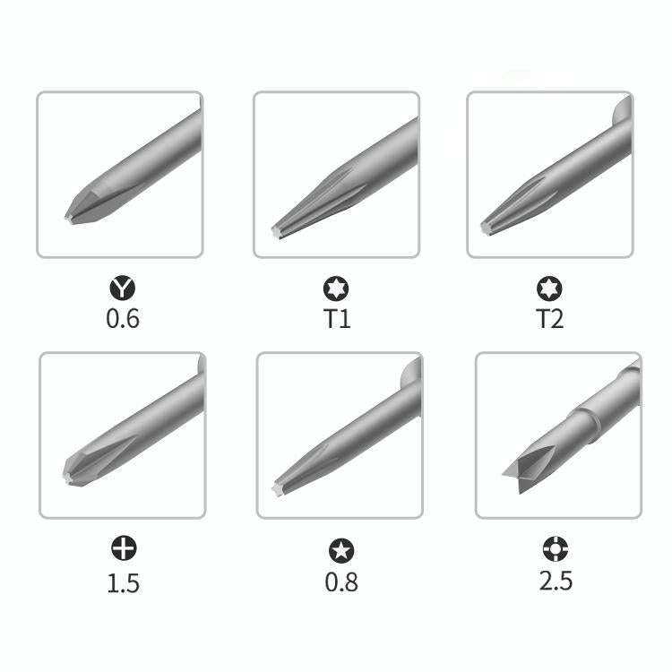 BEST BST-895 6 in 1  Mobile Phone Screwdriver For Mobile Phone Dismantling Screwdriver