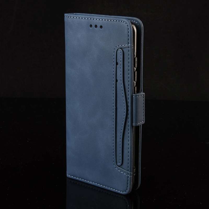 For vivo V30 5G / V30 Pro 5G Skin Feel Calf Texture Card Slots Leather Phone Case(Blue)