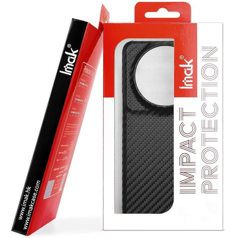For Samsung Galaxy A54 5G imak Ruiyi Series Carbon Fiber PU + PC Phone Case