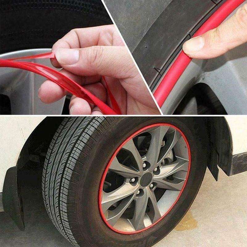 8m/roll Car Wheel General Sticker Modified Protection Sticker Anti-collision Strip(Green)