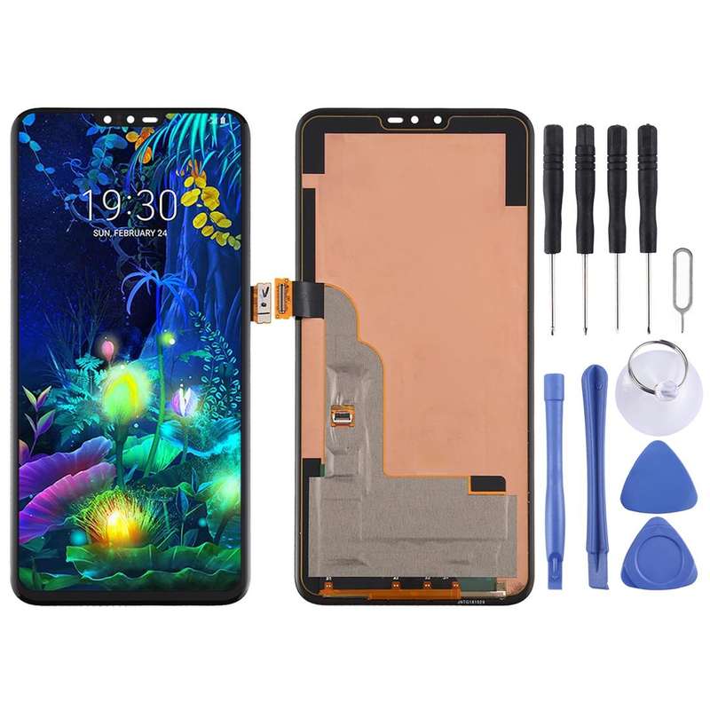 Original LCD Screen for LG V50 ThinQ  LM-V500XM LM-V500N with Digitizer Full Assembly(Black)