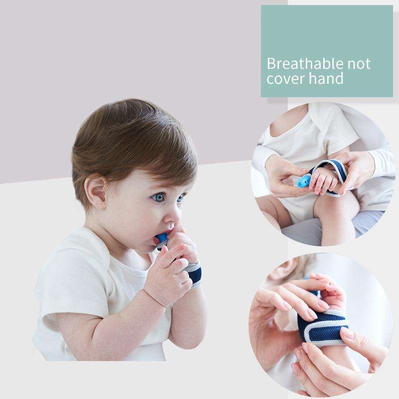 ZT001 Baby Silicone Molar Finger Cots Children Anti-Bite Hand Breathable Thumb Cots Teether Mater...