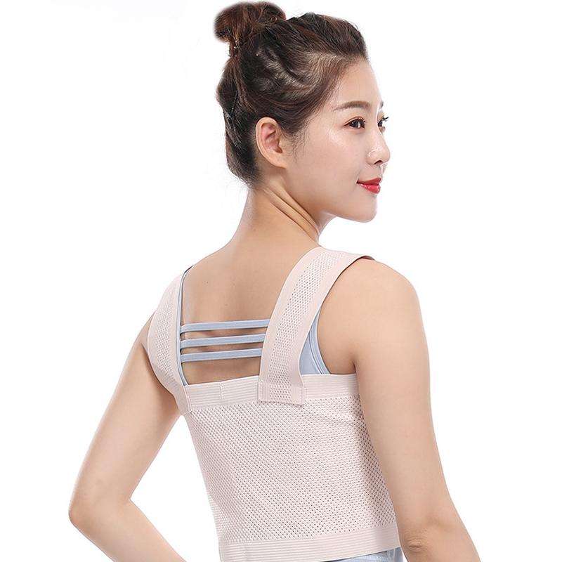 Left M Chest Compression Fixation Strap Breast Surgery Chest Strap(Beige)