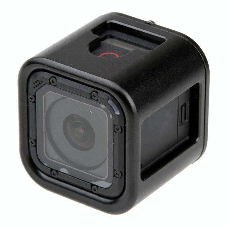 Housing Shell CNC Aluminum Alloy Protective Cage with Insurance Back Cover for GoPro HERO5 Sessio...