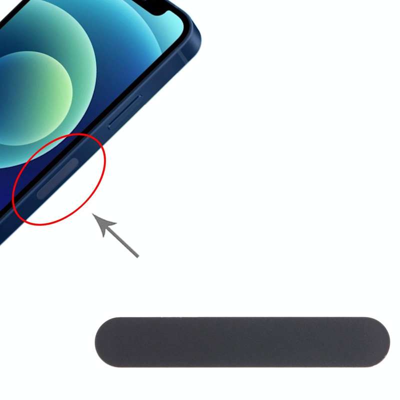 For iPhone 12 / 12 mini US Edition 5G Signal Antenna Glass Plate (Black)