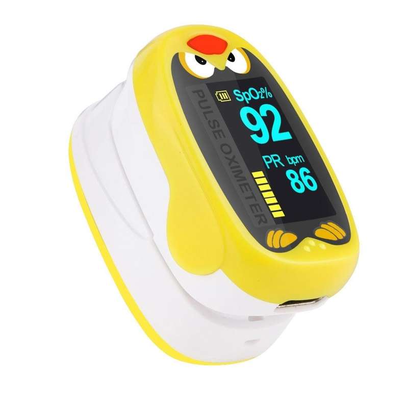 Pediatric Finger Pulse Oximeter Neonatal Blood Oxygen Children Kids Rechargeable USB Infant Blood...