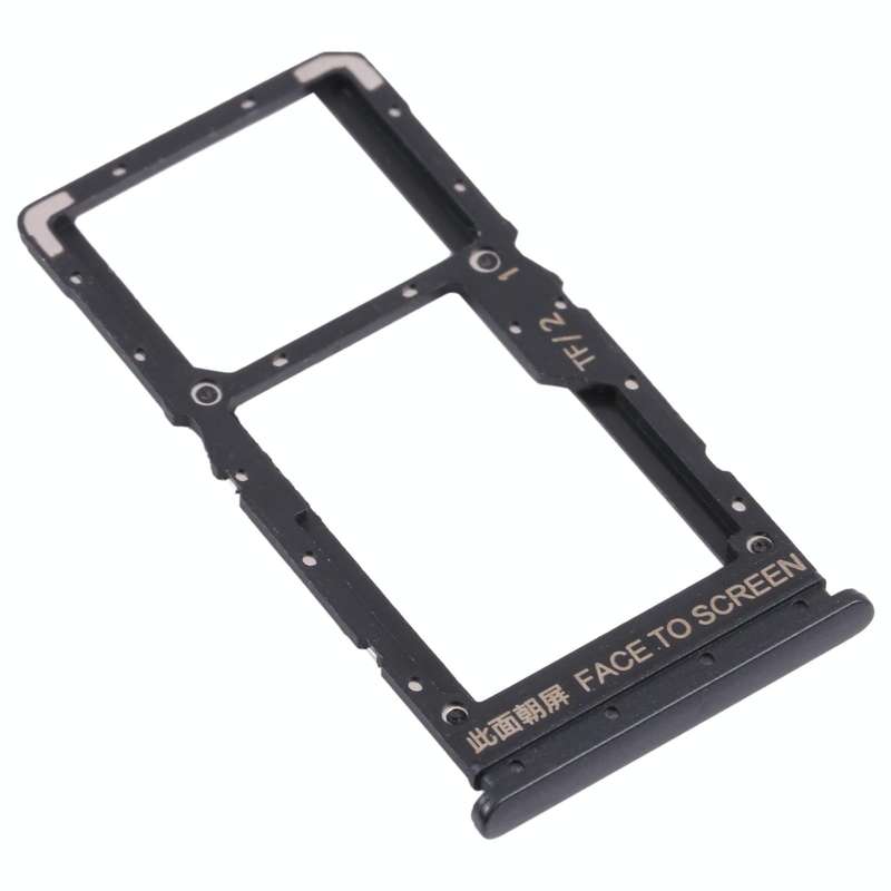 SIM Card Tray + SIM Card Tray / Micro SD Card Tray for Xiaomi Poco X3 GT 21061110AG (Black)
