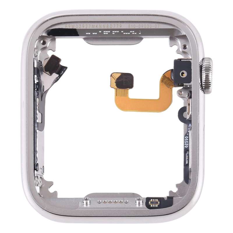 For Apple Watch Series 6 44mm Stainless Steel Middle Frame Bezel Plate with Loudspeaker / Power /...