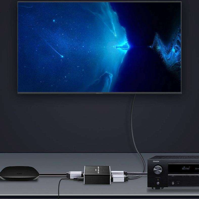 HDMI TO HDMI+AUDIO Audio Separator(Black)